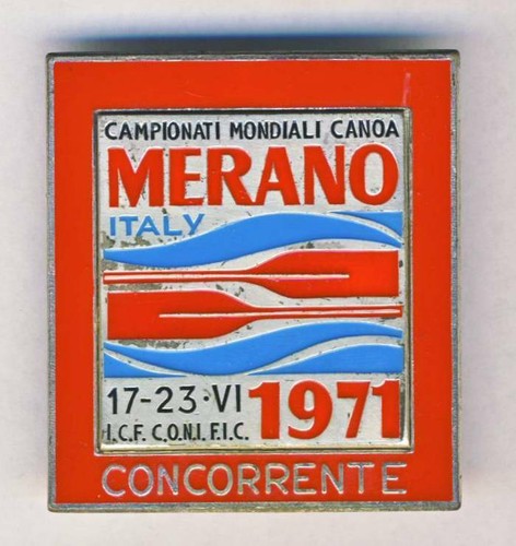 1971 icf canoe - 1971, slalom