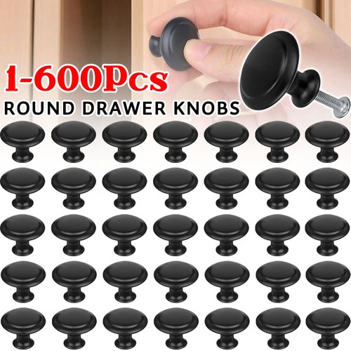 Cabinet knobs matte - cabinet, black