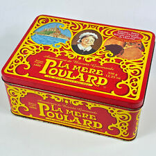 Vintage French Metal Biscuit Tin From The Mère Poulard on The Mont Saint Michel