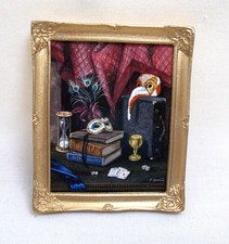 Dolls House REAL OIL PAINTING