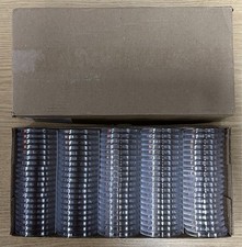 100Pcs 40mm Coin Case Capsules Holder Clear Plastic Round Storage Box - ProSHULZ