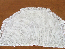 Vintage White Cotton  Hand