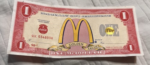 Vintage mcdonald 1998 - vintage, gift