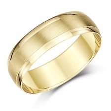 9ct Yellow Gold Textured &
