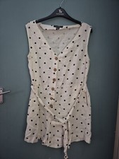 Primark Size 12 White Black