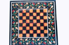 24" Marble chess coffee multi