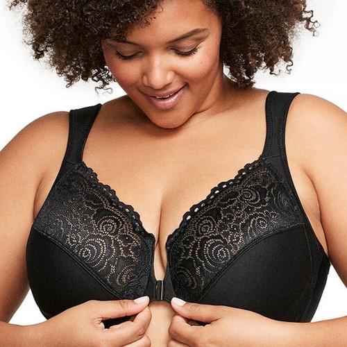 Handy front closure bra - front,