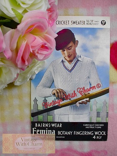 Vintage 40s knitting - 40s, pattern