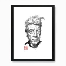 David Lynch Art Print Framed