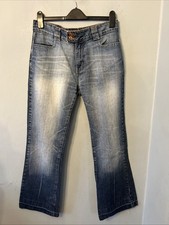 Evie Blue Bootcut Flare Jeans Size 14 W34 L31