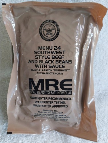 Ration pack menu 24 - menu,