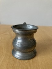 Victorian pot bellied pewter