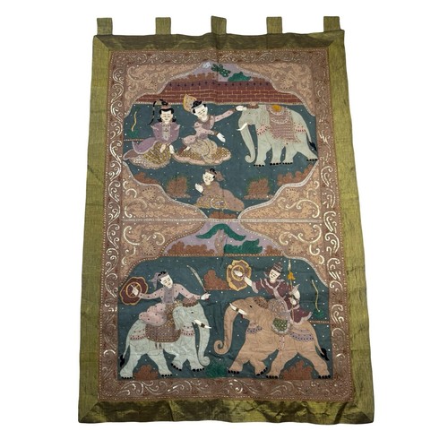 Vintage thai kalaga tapestry - thai,