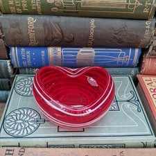 Vintage Heart Shape Red &