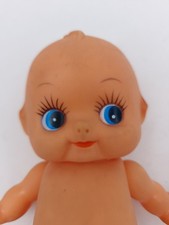 Vintage 1970s 1980s KEWPIE Doll Figure Approx 19cm Tall Blue Eyes Cupid Kewpie
