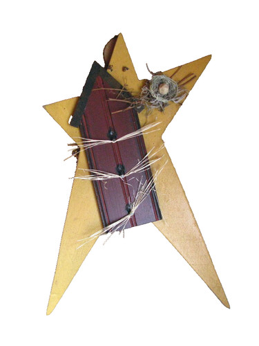 Barn star birdhouse bird - star,