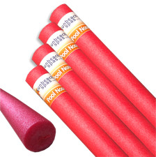 4x Red Swimming Pool Noodle