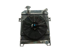 Aluminum Radiator &Fan JAGUAR