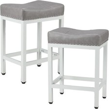 Set of 2 Gray Counter Height