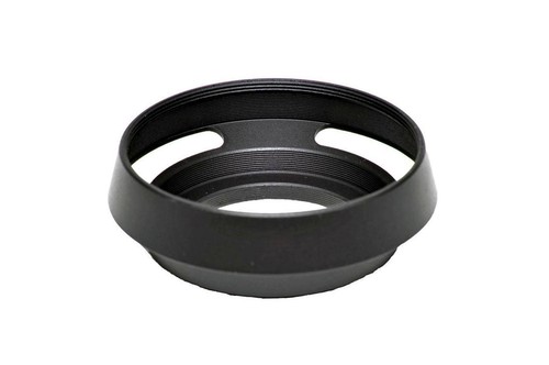 Metal vented 39mm lens hood - lens,