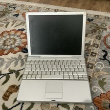 Apple PowerBook G4 A1010 Laptop 12-inch Aluminum, Mac OS x Tiger, 2003 Vintage