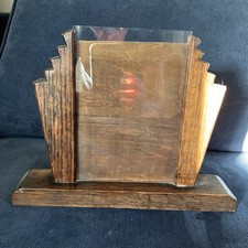 Vintage Art Deco free standing Wooden Picture Photo Frame