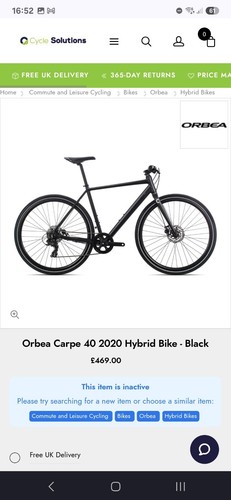 Orbea carpe bike - ,