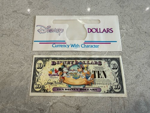 Disney dollars - 10,