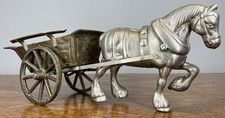 Figurine Horse Cart Vintage