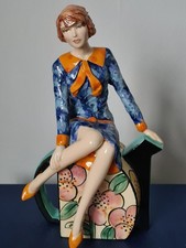 Kevin Francis Peggy Davies Art Deco Clarice Cliff Teatime Unique Artist's Proof