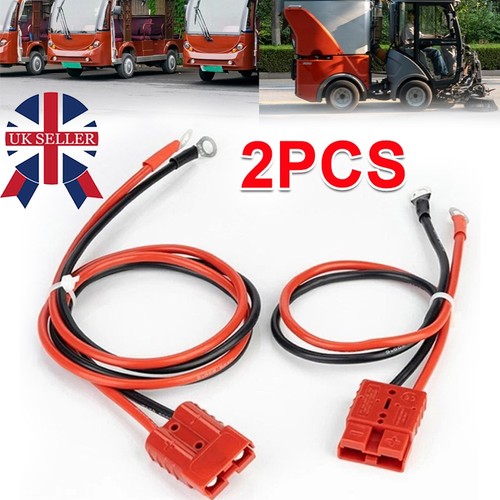 2x50a plug lead - to, m8