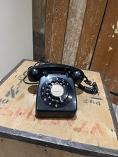 Vintage 706L Black Rotary Dial Telephone Telecommunications Collectable Props