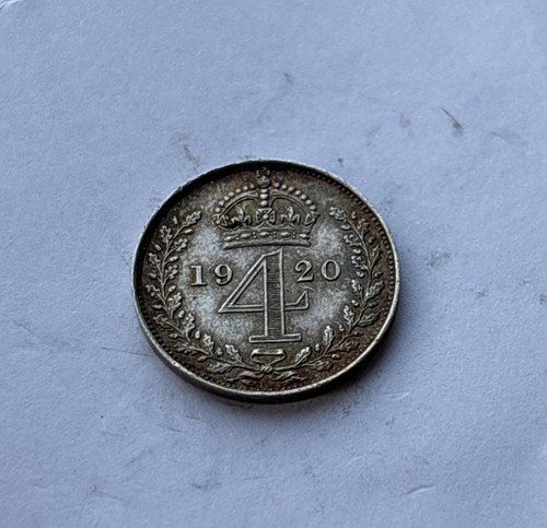 King george 1920 maundy - king,