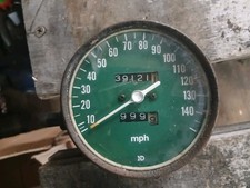 Honda CB550F Speedometer Green