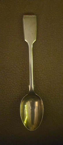 Antique silver fiddle - silver,