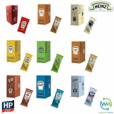 HEINZ Single Sachets 7 - 11.5G Individual Single Portion SACHET Multiple CHOICE