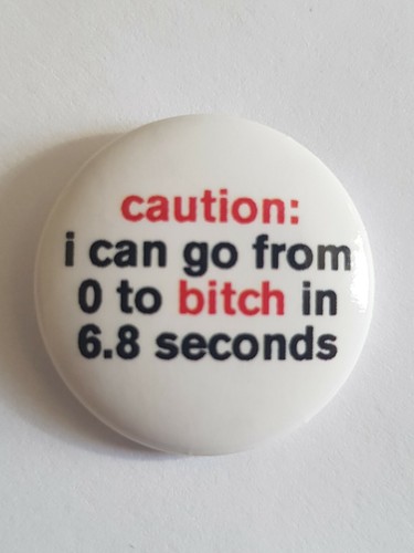 Badge pin rude - badge,