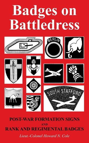 Badges battledresspost war - badges, on