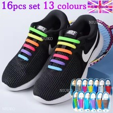 Shoe Laces Silicone Elastic No