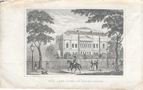 Antique print the late duke - print,