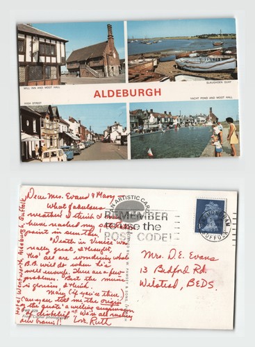 Postcard aldeburgh suffolk - postcard,