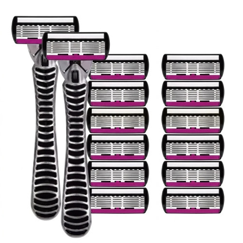 Mens razor and blades set - and,