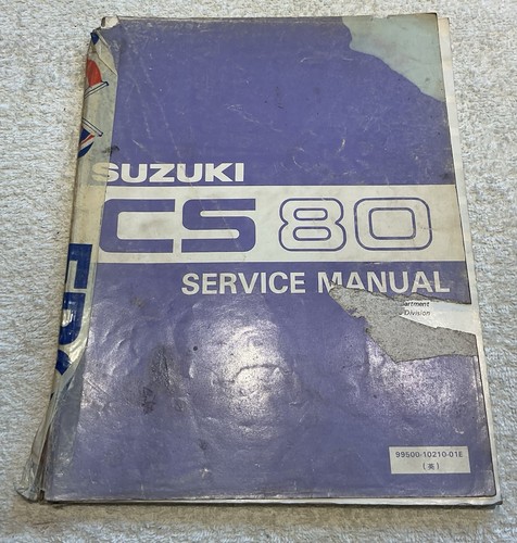 Factory suzuki cs80 - suzuki, workshop