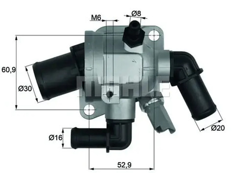 Thermostat 173 mahle for - thermostat,