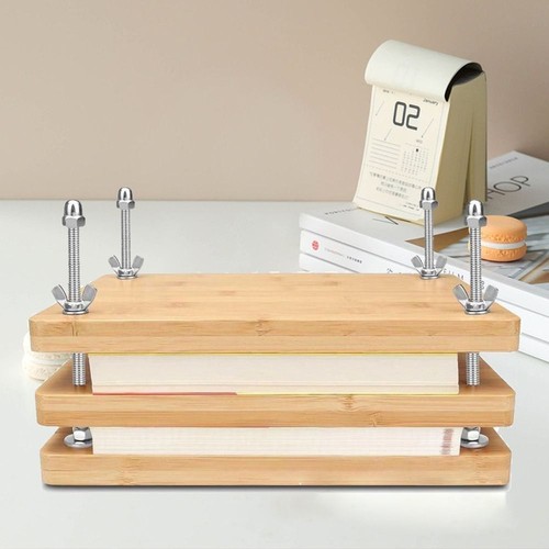 Book press wooden bamboo - bamboo,