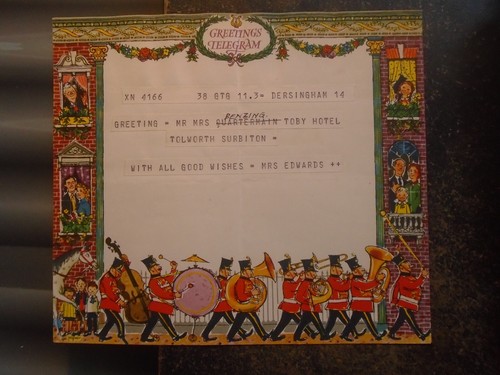 Greetings telegram post office - telegram,