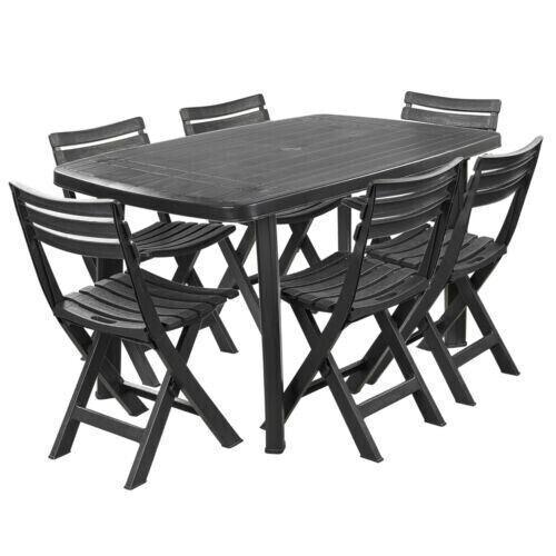 Large collapsible garden table - collapsible,