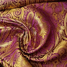 Brocade Ornamental Floral Gold