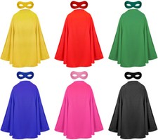 CAPE AND MASK ADULTS SUPERHERO