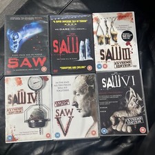 (39) 6 X DVD’s Saw 1-6 James